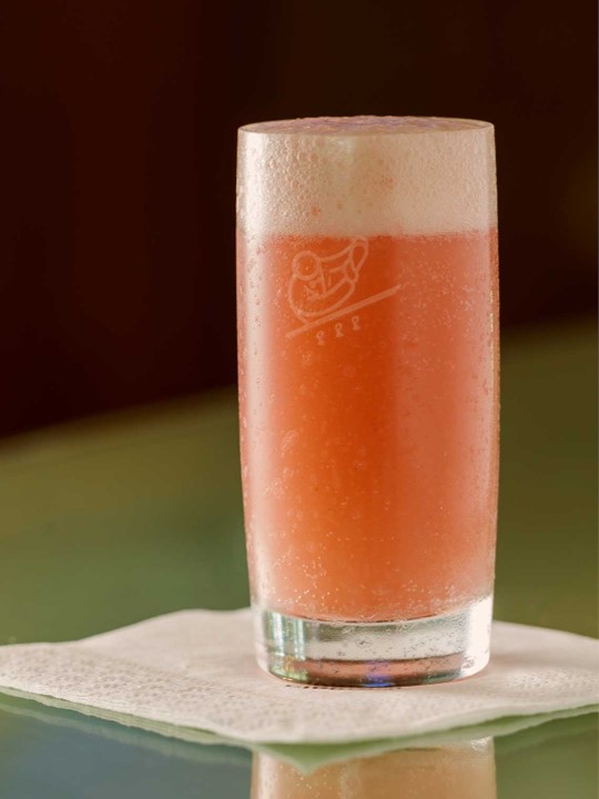 Bellini drink.